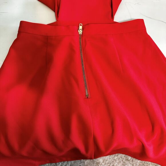 NBD X The Naven Twins‎ Red Mini Halter Cut-Out Dress M - Picture 9 of 13